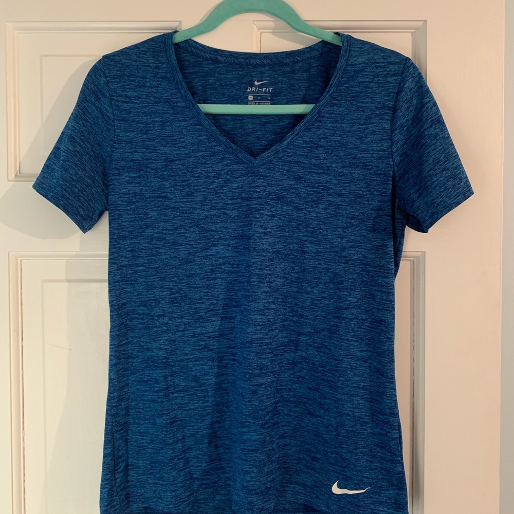 nike v neck dri-fit tshirt